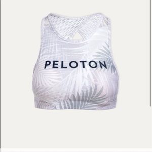 WITH x Peloton Silver Palm Sports Bra